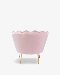 Water Lilly lænestol, rosa