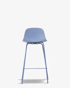 Whitby barstol, støvet blå
