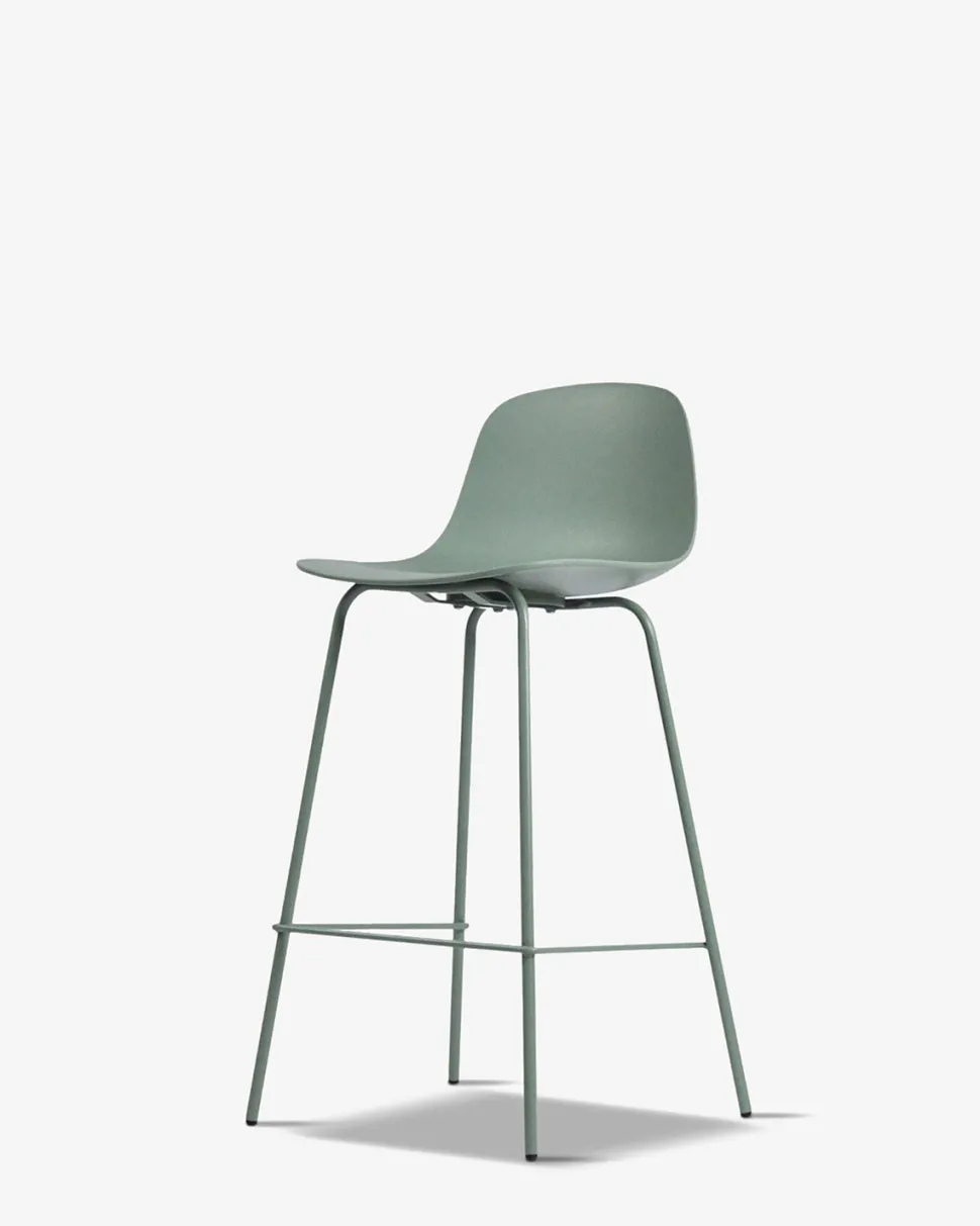 Whitby barstol, støvet grøn