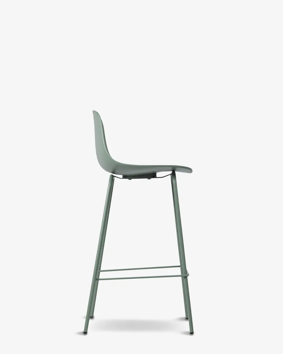 Whitby barstol, støvet grøn