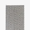 Zigzag tæppe sort/hvid 170x240 cm